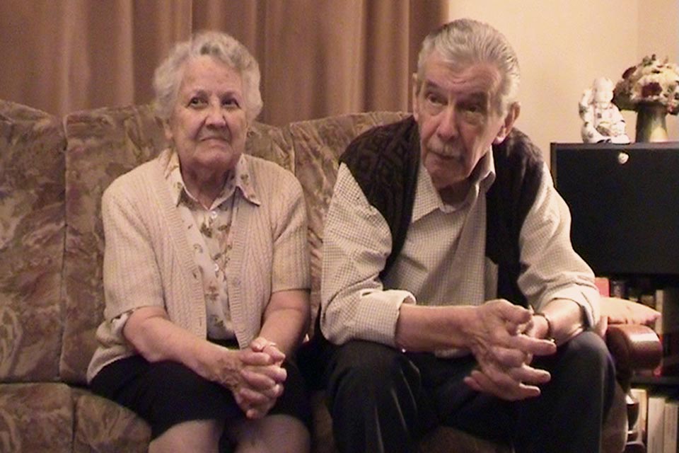 Mr et Mme Ninanne lors de leur interview en 2004