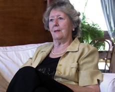 Mme Schiff lors de son interview en avril 2009
