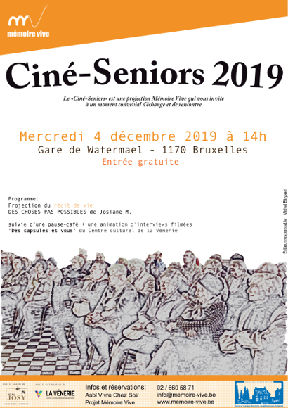 Affiche de l'édition 2019 du Ciné-Seniors