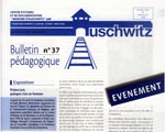 couverture du n°37 du trimestriel Auschwitz, bulletin pédagogique de la Fondation Auschwitz