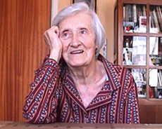 Mme Simonovici lors de son interview en avril 2003