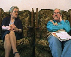 Monsieur et Madame Timperman lors de leur interview en juin 2000