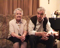 Mr et Mme Ninanne lors de leur interview en août 2004
